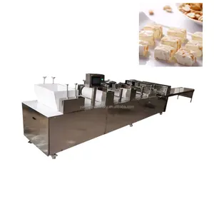 Máquina automática de moldagem e corte de barras de cereais, preço de fábrica, máquina de fazer barras de chocolate e amendoim