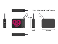 Batterie externe Pixel 10000mAh, design exclusif, câble intégré, charge rapide, brevetée