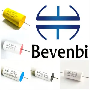 Bevenbi-Condensador de película de altavoz de audio, 100V250V de alta gama, de polipropileno metalizado