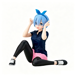 Vente en gros - Figurine d'anime en PVC officielle ReZero <span class=keywords><strong>Starting</strong></span> <span class=keywords><strong>Life</strong></span> <span class=keywords><strong>in</strong></span> <span class=keywords><strong>Another</strong></span> <span class=keywords><strong>World</strong></span> Rem en tenue de sport, collection originale en boîte - Product Image 6