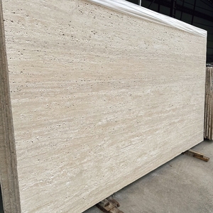 Dalle en travertin blanc beige de taille personnalisée en <span class=keywords><strong>pierre</strong></span> naturelle mate pour revêtement de sol extérieur intérieur panneau mural extérieur moderne - Product Image 5