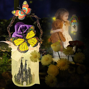 ชุดงานฝีมือโคมไฟนางฟ้าคราฟท์แสนสวย งานศิลปะและงานฝีมือสำหรับเด็ก กิจกรรมงานเลี้ยงวันเกิด ของขวัญนางฟ้าสำหรับเด็ก - Product Image 2