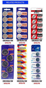 Pile bouton au carbone-zinc Xyy <span class=keywords><strong>6V</strong></span> <span class=keywords><strong>CR2032</strong></span> haute capacité et alimentation stable 0,45 Wh pour l'électronique grand public - Product Image 5