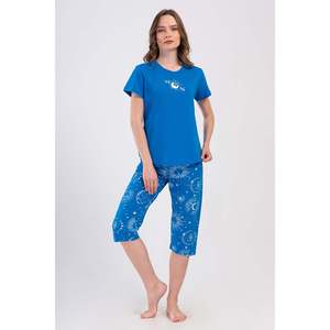 Combinaison de nuit ovale à manches courtes et col rond pour femmes - Product Image 4