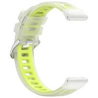 Bracelet de montre en silicone translucide Tschick, 20 mm, 22 mm, à libération rapide, bracelet de remplacement pour Garmin Forerunner 570
