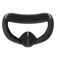 Housse Faciale en Silicone Anti-Transpiration et Imperméable Bloquant la Lumière pour Meta Quest 3, Protection Oculaire Étirable pour Casque VR