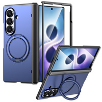 Casing Samsung Z Fold 8 dengan Stand 360 Derajat, Casing PC Keras Tahan Banting dengan Engsel untuk Samsung Galaxy Z Fold 8 Ultra