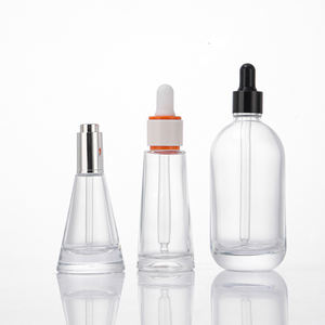 Flacon compte-gouttes en verre transparent vide de 15 ml, 30 ml, 1 oz, 1/2 oz <span class=keywords><strong>pour</strong></span> sérum de soin de la peau et gouttes <span class=keywords><strong>pour</strong></span> <span class=keywords><strong>les</strong></span> <span class=keywords><strong>yeux</strong></span> - Product Image 2