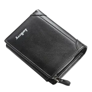 Baellerry kurze Männer brieftaschen mode neue karte geldbörse Multifunktions D1307 leder brieftasche für männlichen zipper brieftasche mit münzfach
