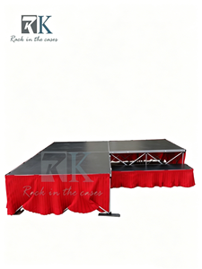 Mobile <b>Stage</b> <b>Platform</b> Aluminum Riser Floor Mounting Outdoor Concert Use - Product Image 1