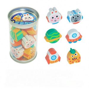 Borrador con Forma de Astronauta de Dibujos Animados, Suministros de Papelería de Goma para Estudiantes, Limpieza Escolar, Marcado, Patrón Único - Product Image 1