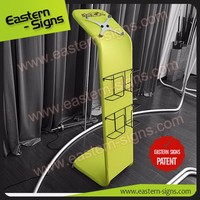 Support de kiosque sur pied pour tablette, personnalisable en fonction de la taille de la tablette, support d'affichage pour informations sur tissus