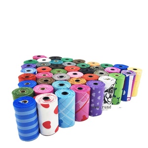 Sacs à déjections pour animaux de compagnie, petits animaux, chats, sacs à déjections DGD, prix d'usine RDY, logo personnalisé, parfum fruité, écologiques, en plastique EPI - Product Image 1