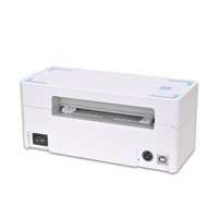 Imprimante d'étiquettes thermiques sans fil 4x6, machine à étiquettes de 110 mm, imprimante d'étiquettes d'expédition USB pour le commerce électronique