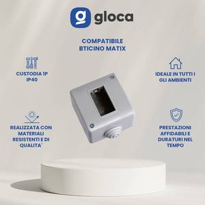 Caja de conexiones Gloca IP40 de plástico para electrónica de la serie Matix - Product Image 2