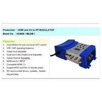 Modulateur HD pour usage domestique avec conversion AV vers RF, modèle HDM69, fabriqué en Chine