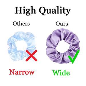 Corda de cabeça de seda pura, acessórios de borracha, cuidados macios, luxuosos, scrunchie - Product Image 4