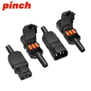 ปลั๊กไฟ AC แบบ 3 ขา ตัวผู้และตัวเมีย 10A 250V มาตรฐาน พร้อมสายดิน วัสดุ ABS - Product Image 3