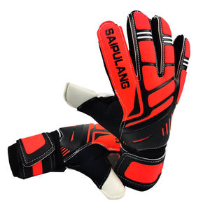 Guantes de Portero de Fútbol, Látex Flexible y Grueso, Antideslizantes, Cierre Elástico, Unisex, para Adultos, con Soporte de Entrenamiento, con Impresión - Product Image 2