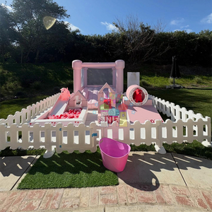 Set de Juegos Infantiles para Exteriores, Casa de Brinco con Piscina de Pelotas, Área de Juegos Suave para Niños - Product Image 5