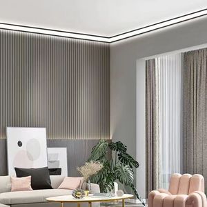 Hệ thống đèn LED âm trần góc cạnh bằng nhôm cao cấp, màu trắng đen, chiếu sáng chính - Product Image 4