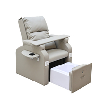 Fauteuil de pédicure électrique de luxe personnalisé pour salon, avec spa pour les pieds, bain de pieds et massage, idéal pour les salons de manucure et de beauté