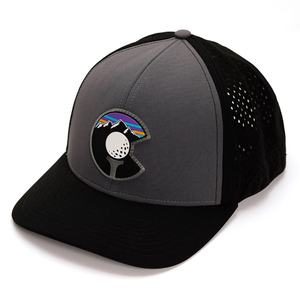 หมวกแก๊ปแบบ Snapback สไตล์ Performance Me Lin พร้อมโลโก้ยางแบบกำหนดเอง  แบบมีรูระบายอากาศ - Product Image 2