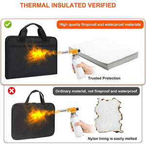 Accordion Tập Tin Tổ Chức Chống Cháy Mở Rộng Thư Mục Tập Tin Với Dây Kéo Di Động Quan Trọng Tài Liệu Tổ Chức Thư Mục Cho Văn Phòng - Product Image 4