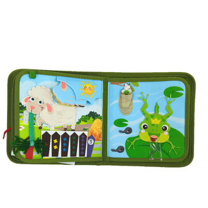 <span class=keywords><strong>Livre</strong></span> silencieux de <span class=keywords><strong>ferme</strong></span> en feutre de nouvelle conception d'usine pour les jouets éducatifs d'éducation précoce des tout-petits au prix d'usine - Product Image 2