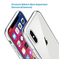 Clair Ultra Mince Souple TPU Mobile Téléphone étui pour iphone 17 16 15 14 Pro Max Transparent Couverture Arrière pour iphone 13 12 11 XS X 8 7 6