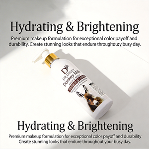 Crème hydratante nourrissante bio <span class=keywords><strong>au</strong></span> <span class=keywords><strong>lait</strong></span> <span class=keywords><strong>d</strong></span>'ânesse, végane, pour le visage et le <span class=keywords><strong>corps</strong></span>, blanchissante, pour les soins quotidiens de la peau, 500 ml, tous types de peau, OEM, étiquette privée - Product Image 3