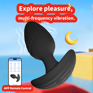 APP Telecomando Wireless Vibrante Anale in Silicone Indossabile per Uomo e Donna - Product Image 2