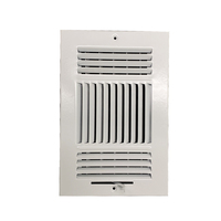 Diffuseur de plafond rectangulaire carré en aluminium durable en gros évent de ventilation de plafond évent d'aération en aluminium
