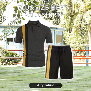 Chemises à manches courtes pour hommes en coton tricoté de haute qualité, écologiques, anti-rides, séchage rapide, respirantes, taille plus, t-shirts basiques - Product Image 2