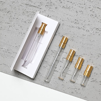 Échantillons gratuits Bouteille unique d'atomiseur de parfum de voyage rechargeable de 2ml 3ml 5ml 10ml à remplissage facile