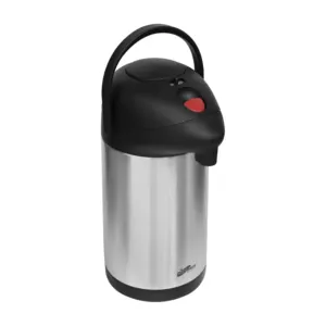 Daydays-botella de agua de acero inoxidable, frasco de vacío con bomba de agua caliente y fría de 4L, color negro