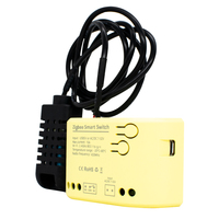 ZIGBEE température et humidité surveillance Thermostat capteur domotique commutateurs RF433 Tuya APP relais de Contact sec passif