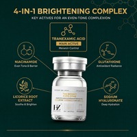 Sérum Éclaircissant Antioxydant à l'Acide Tranexamique et Niacinamide 5ml Ampoule Visage Taches Brunes Teint Glutathion Vente en Gros Marque Privée