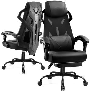 Sillas de videojuegos de alta calidad para adultos, <span class=keywords><strong>silla</strong></span> de jugador con reposapiés, función de masaje grande y alto, soporte <span class=keywords><strong>Lumbar</strong></span> - Product Image 1