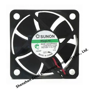 SUNON 5015 KDE1205PHV2 12V 0.7W dc 12volt silent fan50x50x15mm axial flow cooling fan maglev brushless fan