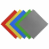 Ineinandergreifende Modulare Garagenboden-Fliesen, Rutschfeste Diamantplatten-PVC-Matten für Werkstatt, Lager, Geräteraum
