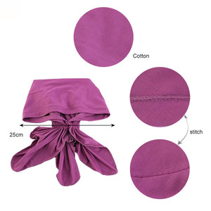 Go Party Musulman <span class=keywords><strong>Bambou</strong></span> Coton <span class=keywords><strong>Chimio</strong></span> Chapeaux Hijab <span class=keywords><strong>Bonnet</strong></span> Turban Chapeau Chapeaux Foulard Stretch Head Wrap Cancer Bandanas Chapeaux - Product Image 6