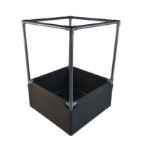Tempat Tanam Hidroponik 4x40FT dari Kain Non-woven, Bernapas, Ramah Lingkungan, Tahan Lama, untuk Berkebun Sayuran di Rumah