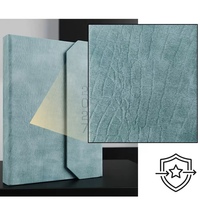 Agenda Diaria Triple Plegable ML A5 2027, Planificador Personal de un Año Completo, Cuaderno con Cubierta de Cuero, Encuadernación Térmica, 300 Hojas