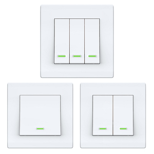 TB11 1/2/3 Gang Tuya Smart EU/UK Công Tắc Điều Khiển Từ Xa Công Tắc Nút Vật Lý Zigbee Công Tắc Điện Không Dây - Product Image 5