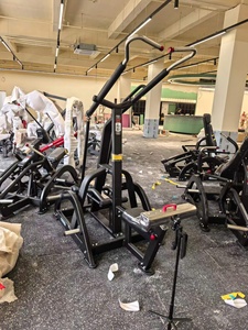 Machine à tractions dorsales indépendante à charge par plaques, avec bras divergents, pour usage commercial en salle <span class=keywords><strong>de</strong></span> sport, entraînement des lombaires, du haut du dos et des biceps - Product Image 6