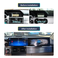 Autoradio Android 13 à double écran 12,3 pouces pour Mercedes Benz GLK X204 GLK250 GLK300 GLK200 2008-2015 CarPlay Navigation GPS