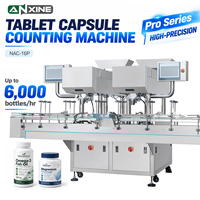 Machine de comptage et d'embouteillage entièrement automatique haute performance NAC-16P à 16 canaux pour capsules de vitamines, bonbons et gélules de pêche électroniques