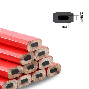 <strong>Square</strong> Shape Carpenter Pencil Personalized 24cm Basswood Material Flat HB Pencils For Carpenter Construction Pencil - Product Image 5