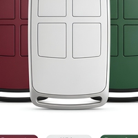 Télécommande de porte de garage multifréquence multicolore 280-868 MHz à 4 boutons